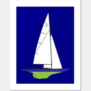 Dragon Class Sailboat Posters and Art